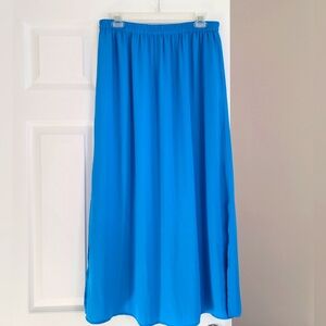 Elegant Blue Maxi Skirt, SizeS